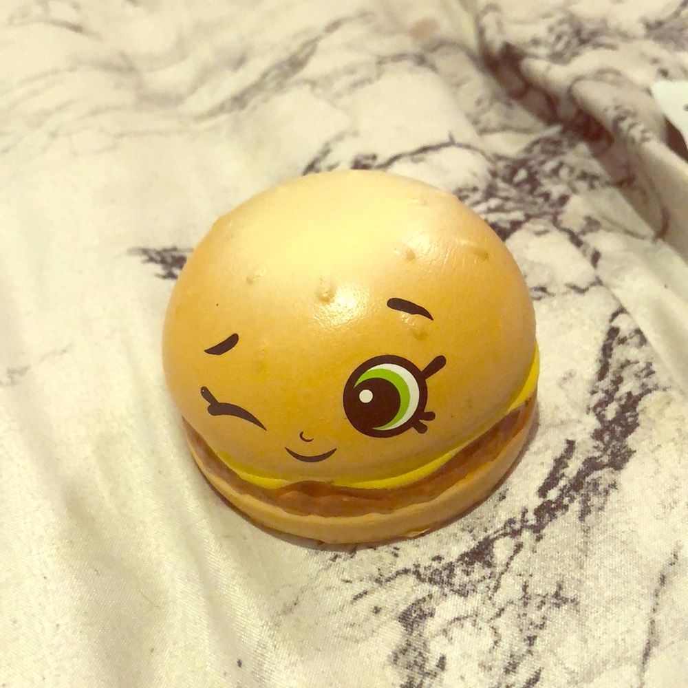 Shopkins hamburger squishy